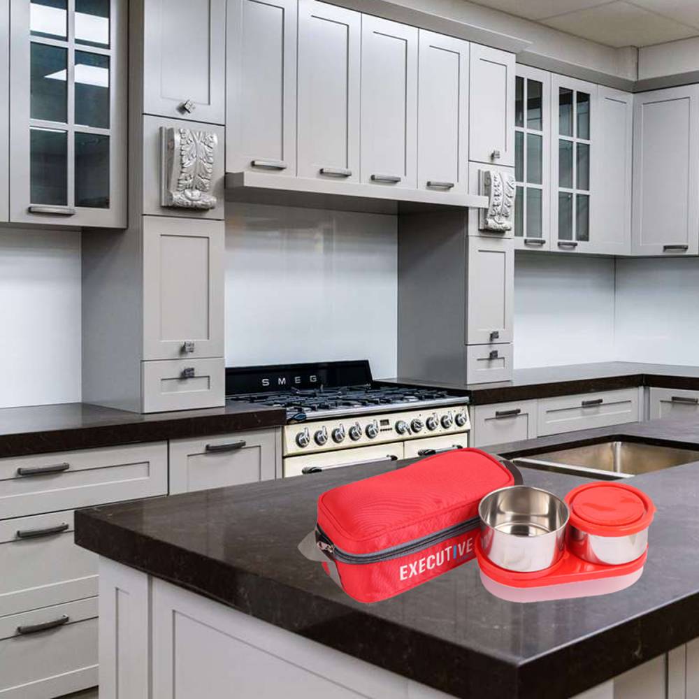 TOPWARE OFFICE EXECUTIVE OFFICE DOUBLE DECKER LUNCHBOX(750 ML)