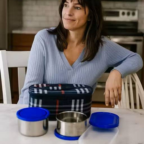 TOPWARE OFFICE DOUBLE DECKER LUNCHBOX(750 ML)