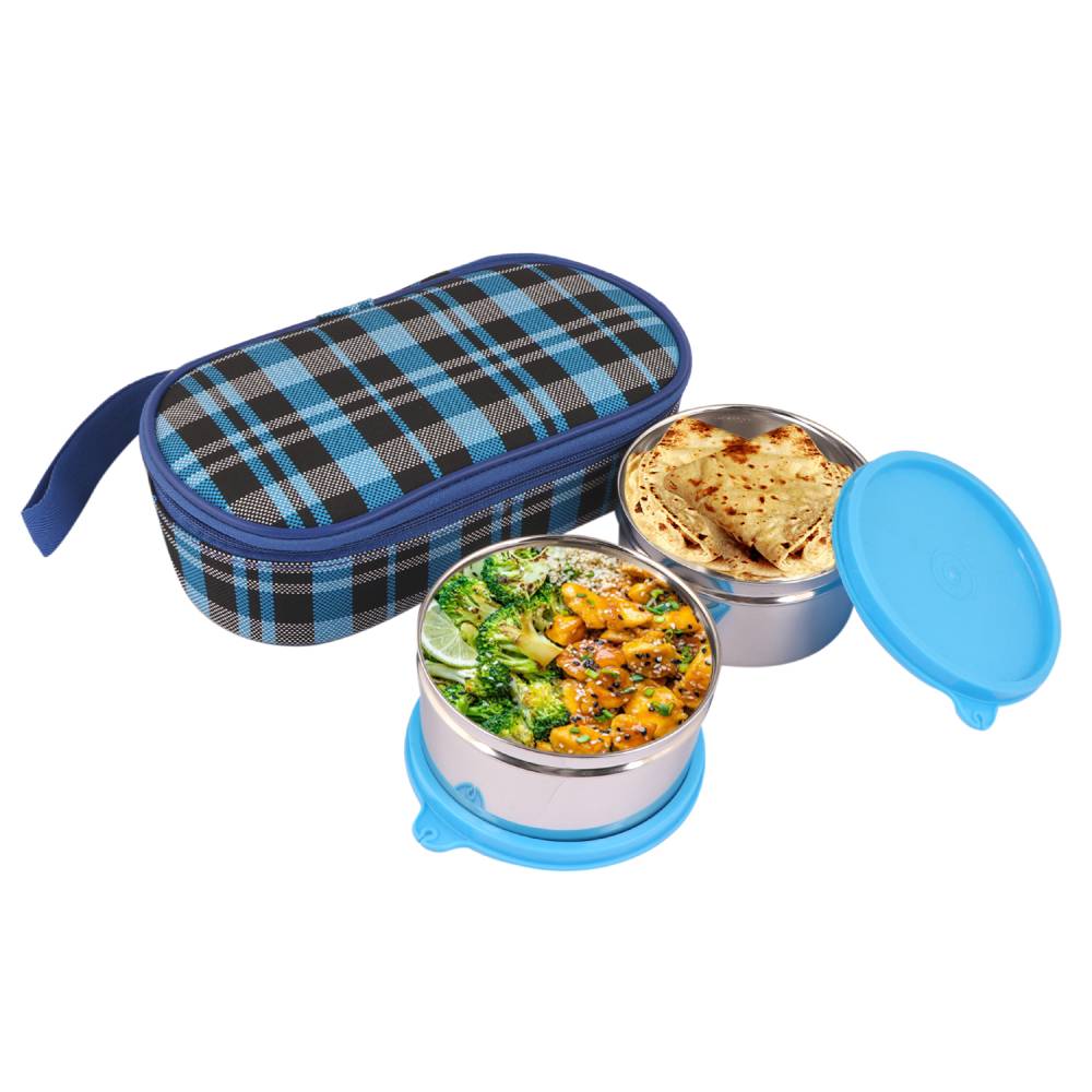 TOPWARE OFFICE 2 STEEL  CONTAINER LUNCHBOX(800 ML)