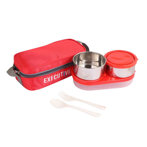 TOPWARE OFFICE EXECUTIVE OFFICE DOUBLE DECKER LUNCHBOX(750 ML)